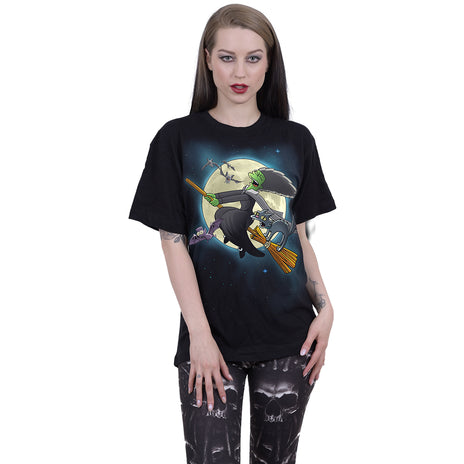 THE SIMPSONS - MARGE WITCH - Frontprint T-Shirt Schwarz