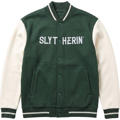 HARRY POTTER - SLYTHERIN HOUSE NAME - Baseball Jacket Dk Green Contrast Slvs A