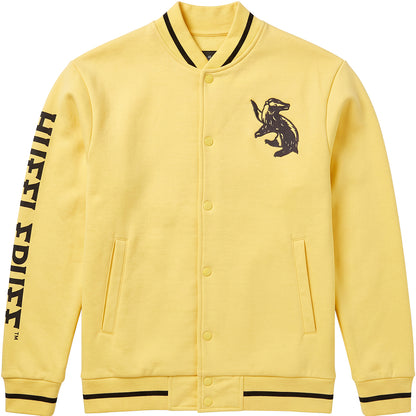 HARRY POTTER – HUFFLEPUFF-BRUSTEMBLEM – Baseballjacke, dunkelgelb