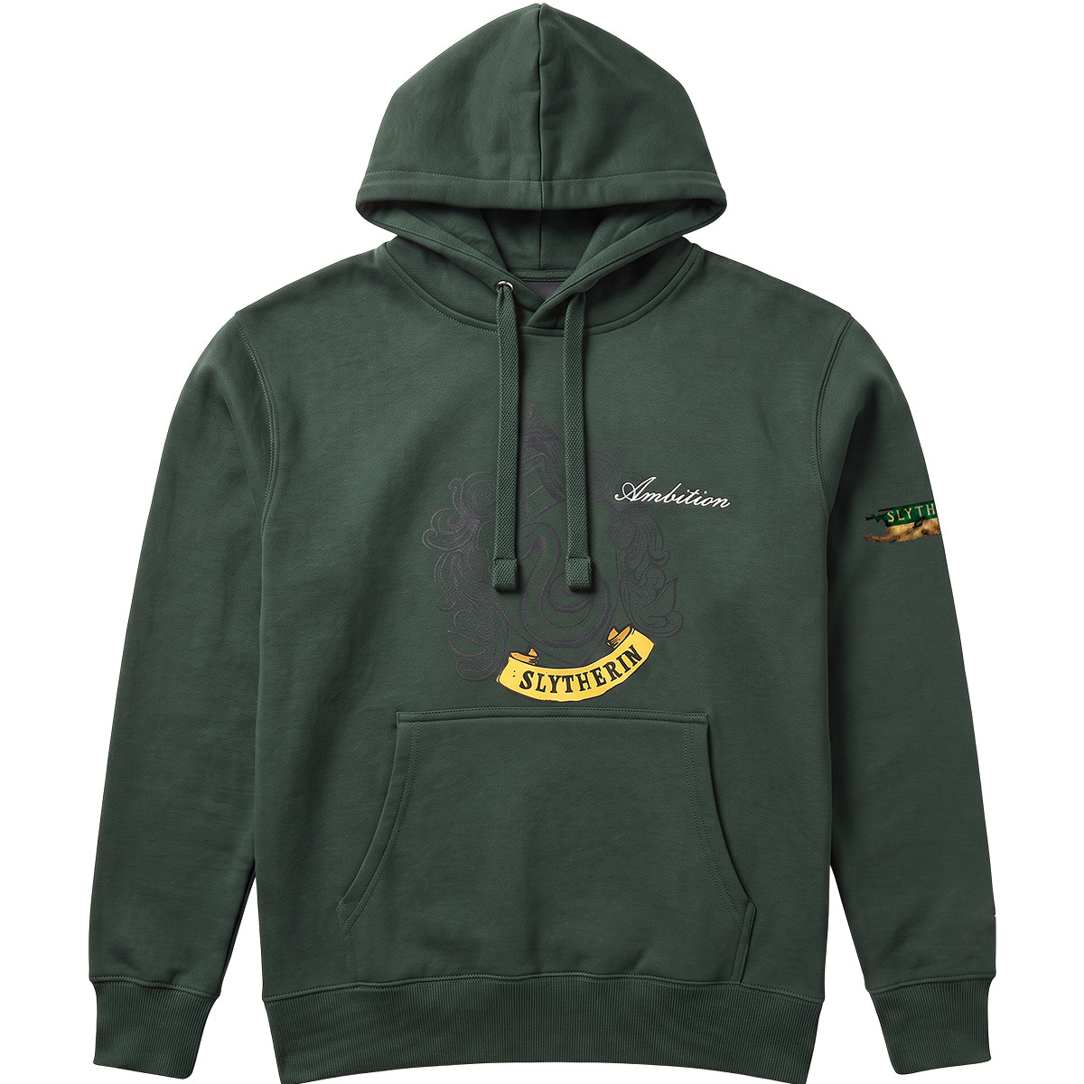 HARRY POTTER – SLYTHERIN-EMBLEM – Kapuzenpulli, dunkelgrün