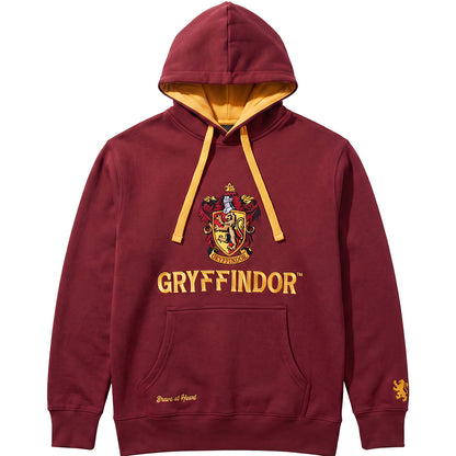 HARRY POTTER – GRYFFINDOR ZWEIFARBIG – Kapuzenpulli in Bordeauxrot mit gelbem Rand