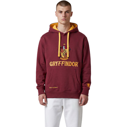 HARRY POTTER – GRYFFINDOR ZWEIFARBIG – Kapuzenpulli in Bordeauxrot mit gelbem Rand