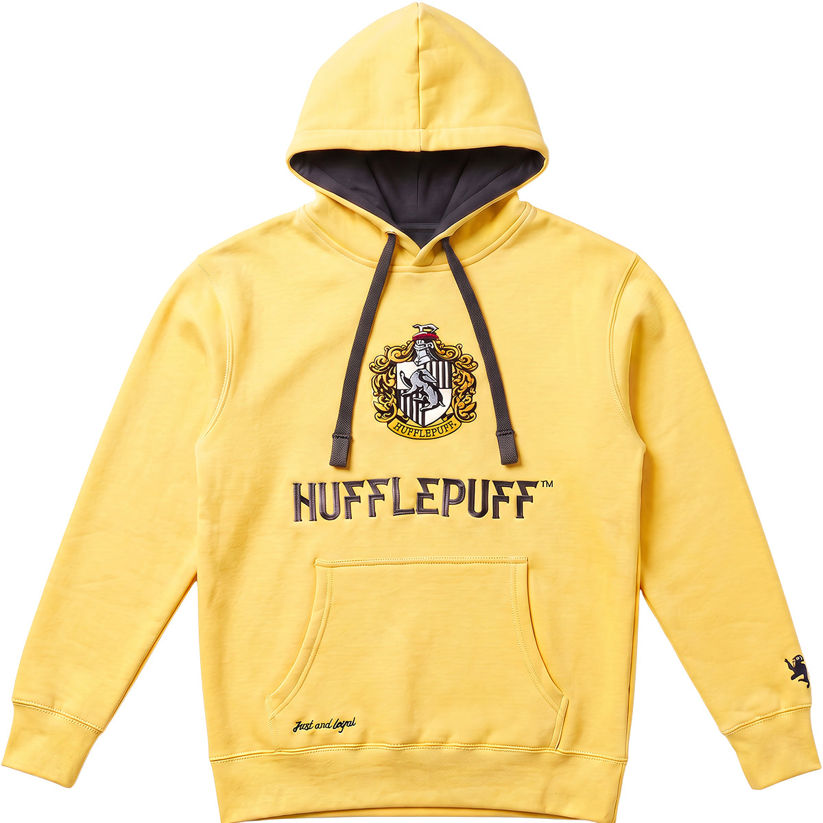 HARRY POTTER – HUFFLEPUFF ZWEIFARBIG – Kapuzenpulli in Gelb mit schwarzem Rand