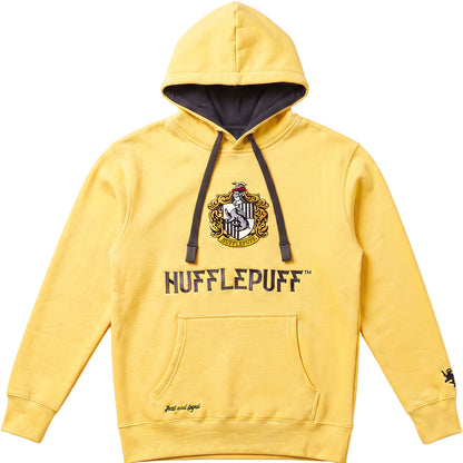 HARRY POTTER – HUFFLEPUFF ZWEIFARBIG – Kapuzenpulli in Gelb mit schwarzem Rand