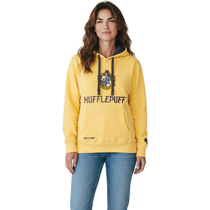 HARRY POTTER – HUFFLEPUFF ZWEIFARBIG – Kapuzenpulli in Gelb mit schwarzem Rand