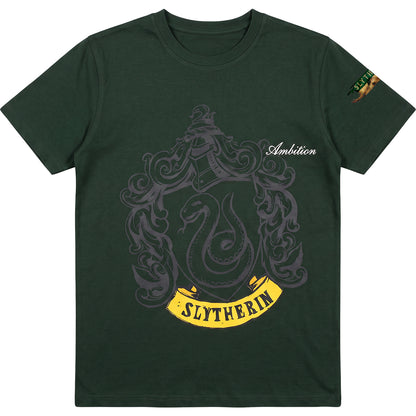 HARRY POTTER – SLYTHERIN-EMBLEM – T-Shirt Dunkelgrün