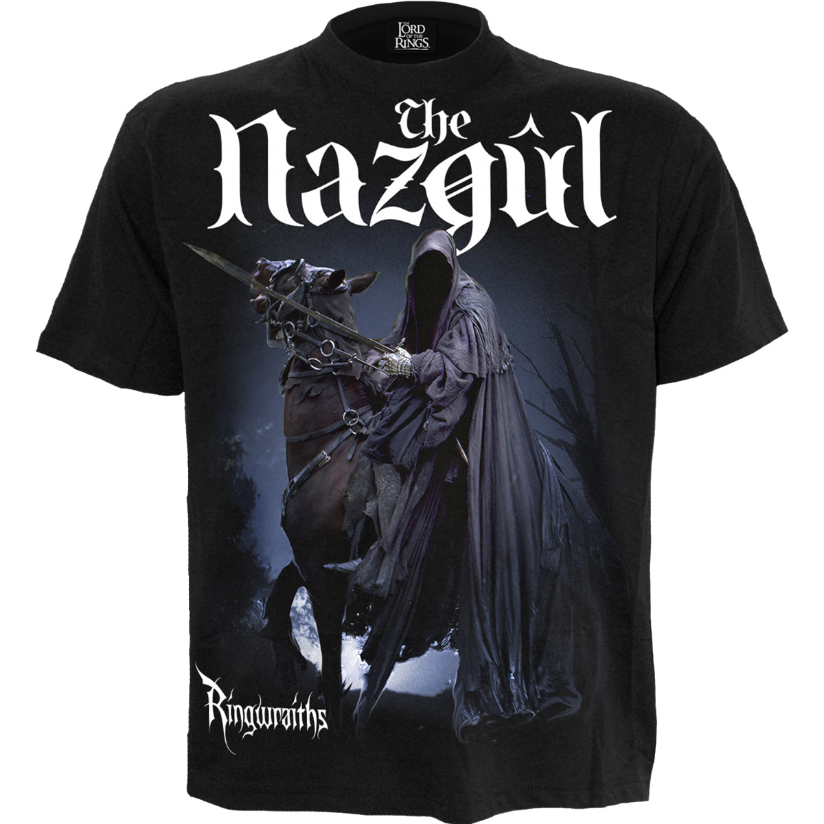 LOTR - DER NAZGUL - RINGWRAITHS - Frontdruck T-Shirt Schwarz