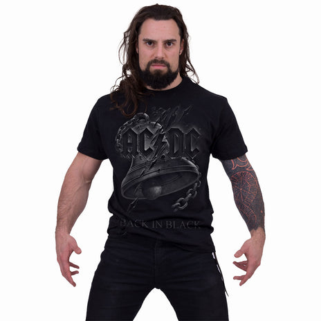 AC/DC - BACK IN BLACK TORN - T-Shirt Black