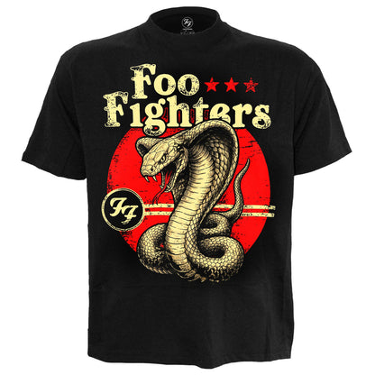 FOO FIGHTERS - COBRA - Front Print T-Shirt Schwarz