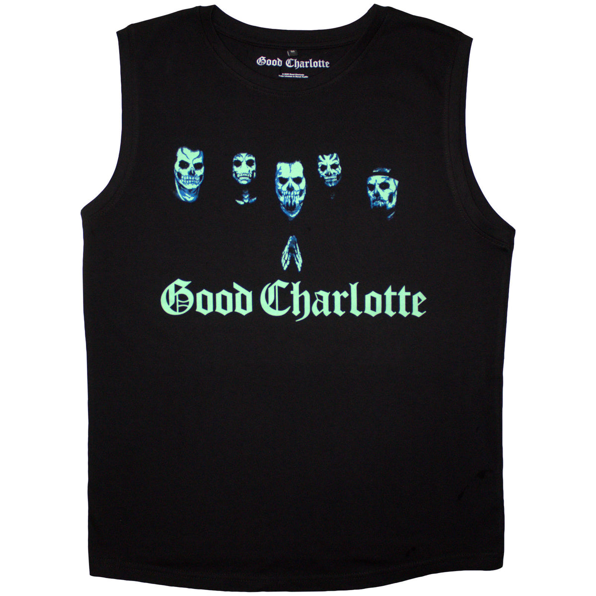 GOOD CHARLOTTE - GENERATION RX SKULL FACES - Tank T-Shirt Black
