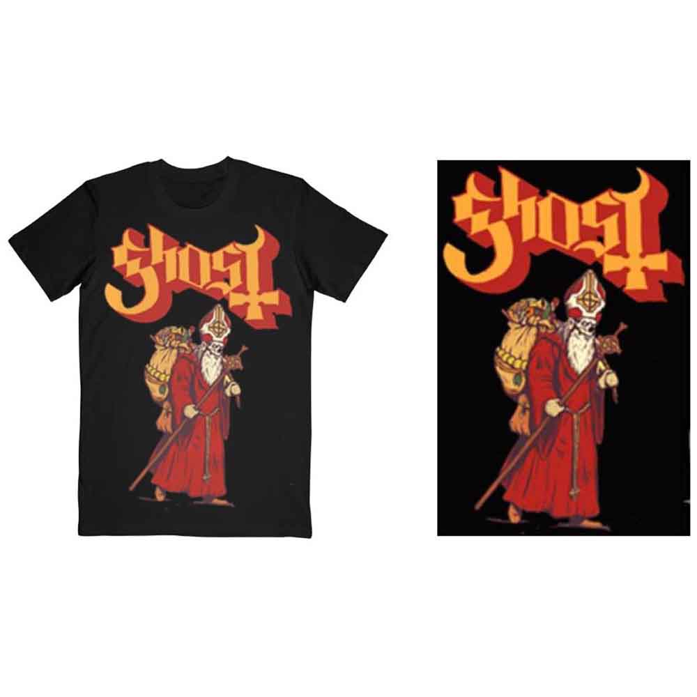 GHOST - GREETINGS FROM PAPA NOEL - T-Shirt Black