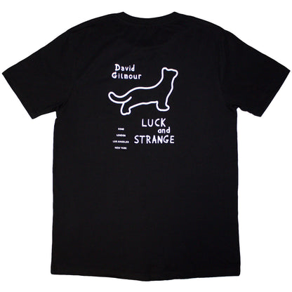 DAVID GILMOUR - LUCK & STRANGE BLACK CAT STRAT - T-Shirt Black