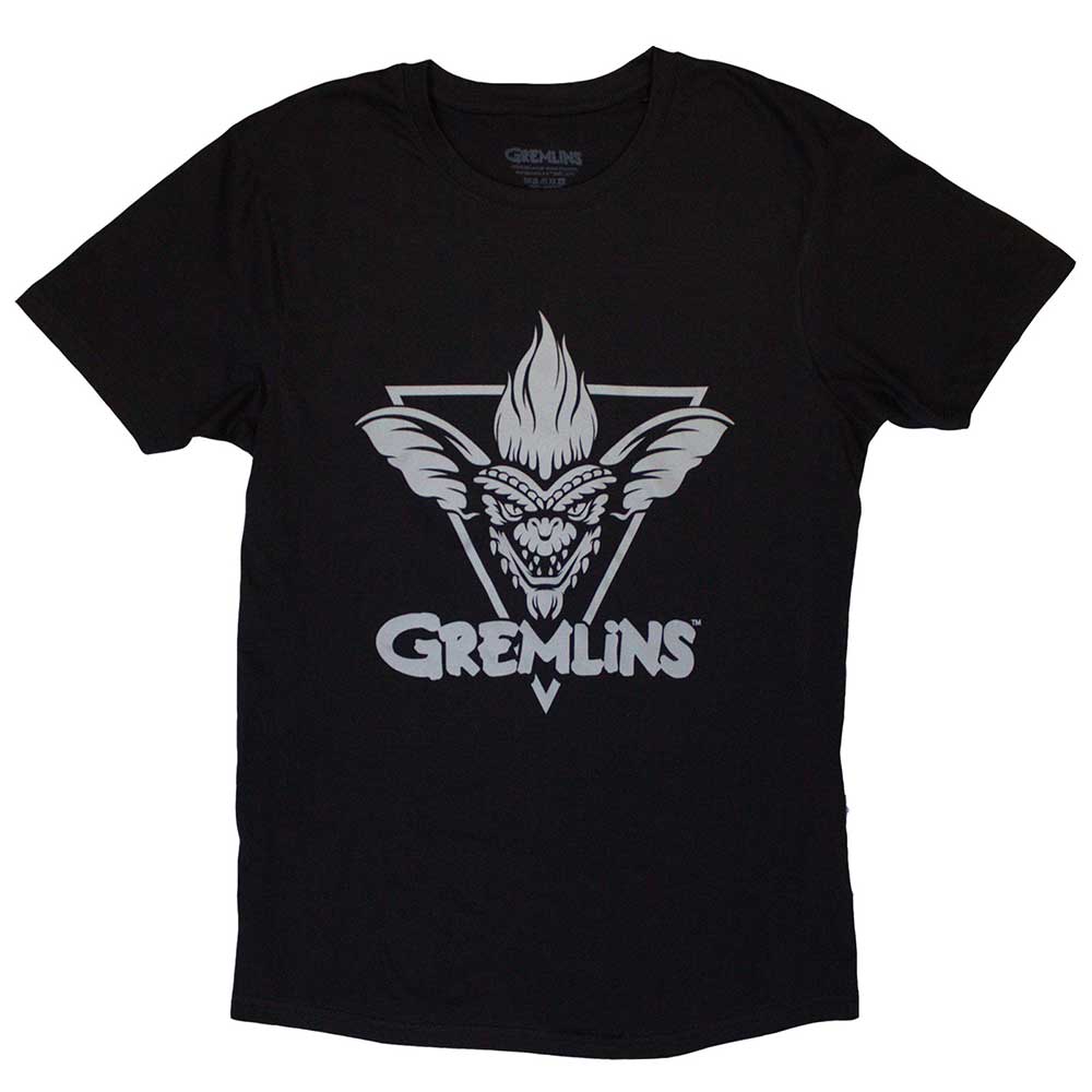GREMLINS - STRIPE TRIANGLE - T-Shirt Black