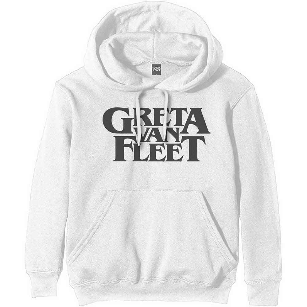 GRETA VAN FLEET - LOGO - Pullover Hoodie White