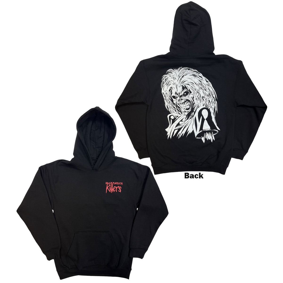 IRON MAIDEN - KILLERS EDDIE - Pullover Hoodie Black