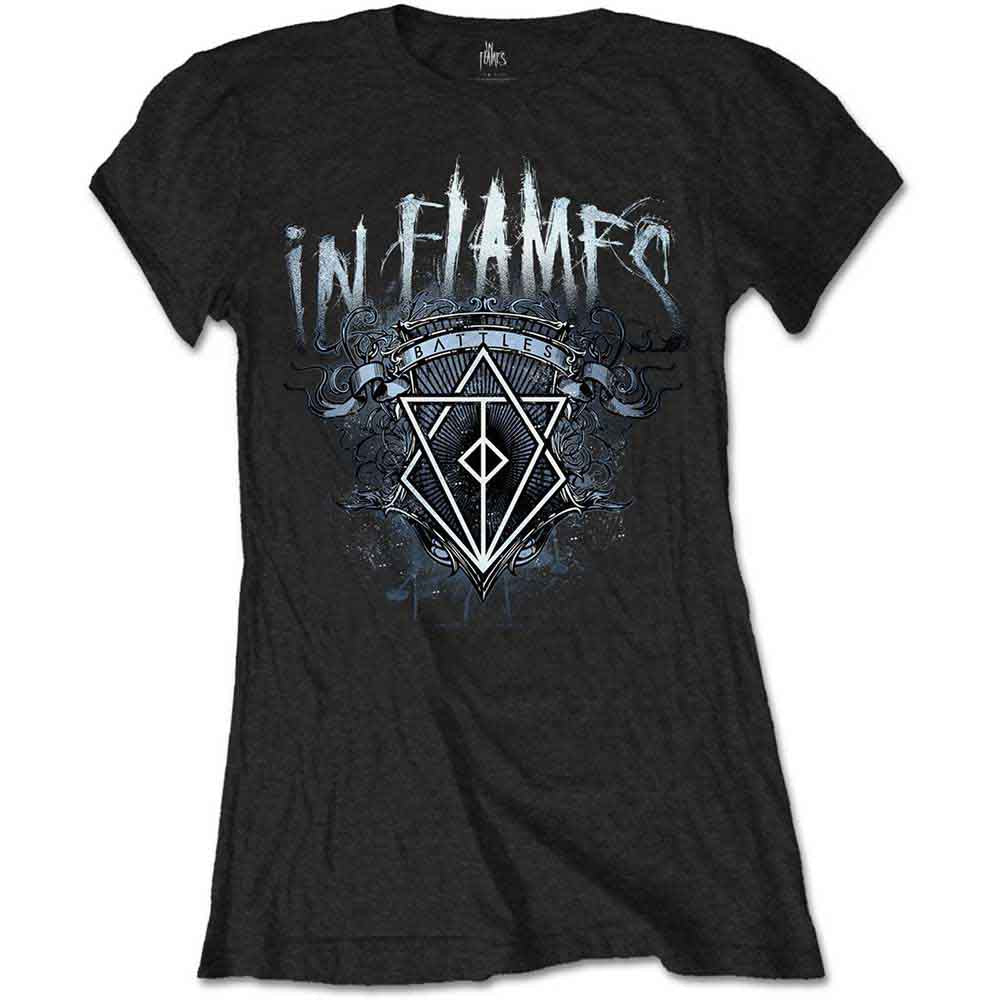 IN FLAMES - BATTLES CREST - Ladies T-Shirt Black