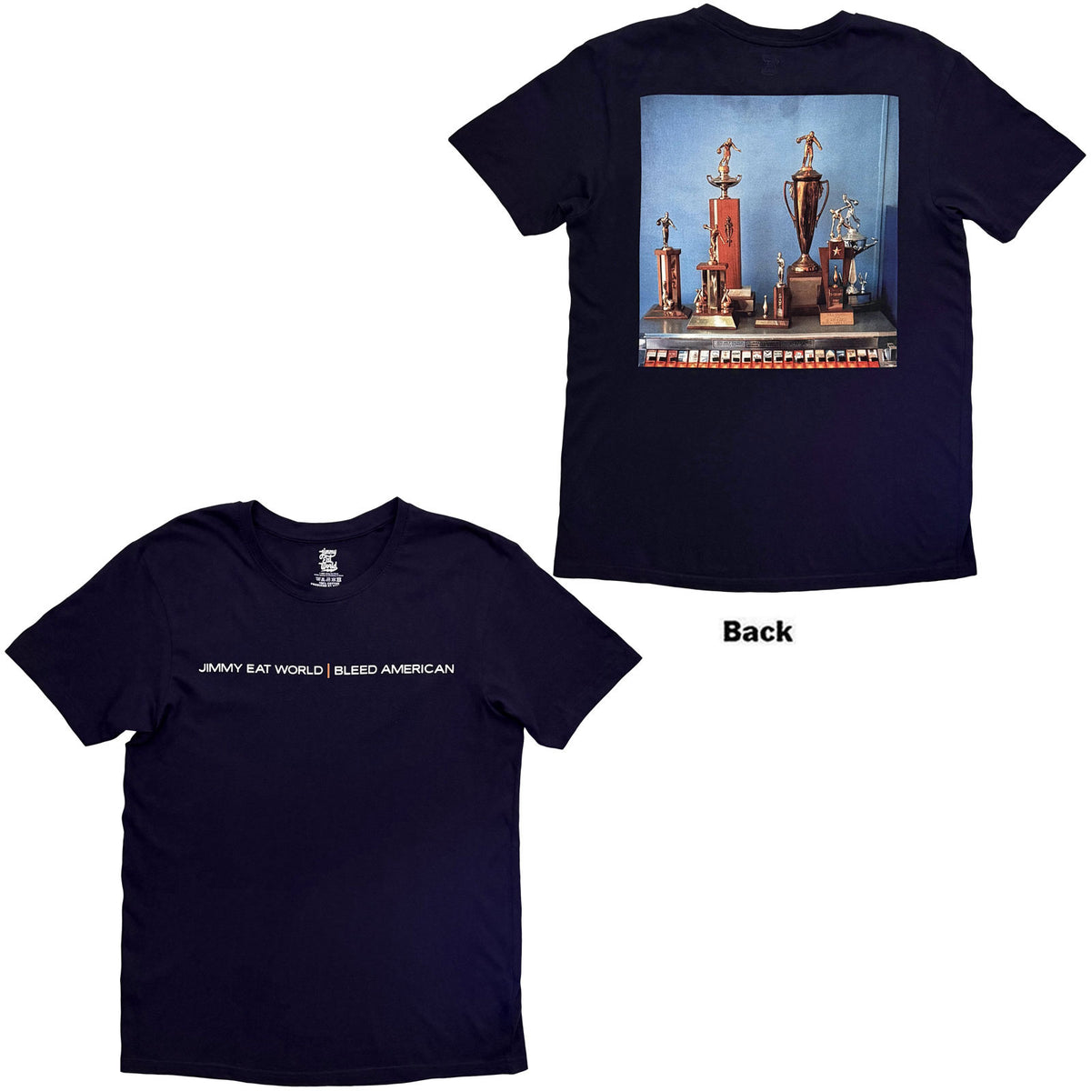 JIMMY EAT WORLD - BLEED AMERICAN TWIST - T-Shirt Navy Blue