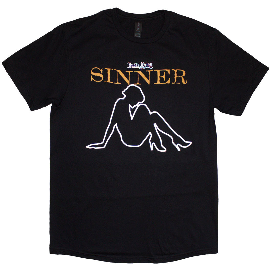 JUDAS PRIEST - SIN AFTER SIN SINNER SLOGAN LADY - T-Shirt Black