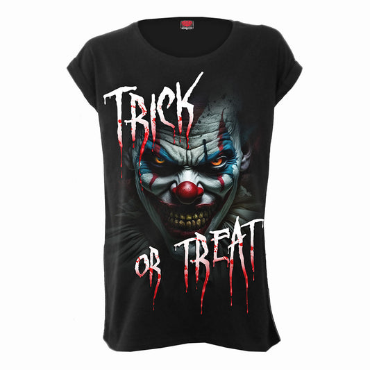 TRICK OR TREAT - Turnup Sleeve Loosefit Tee