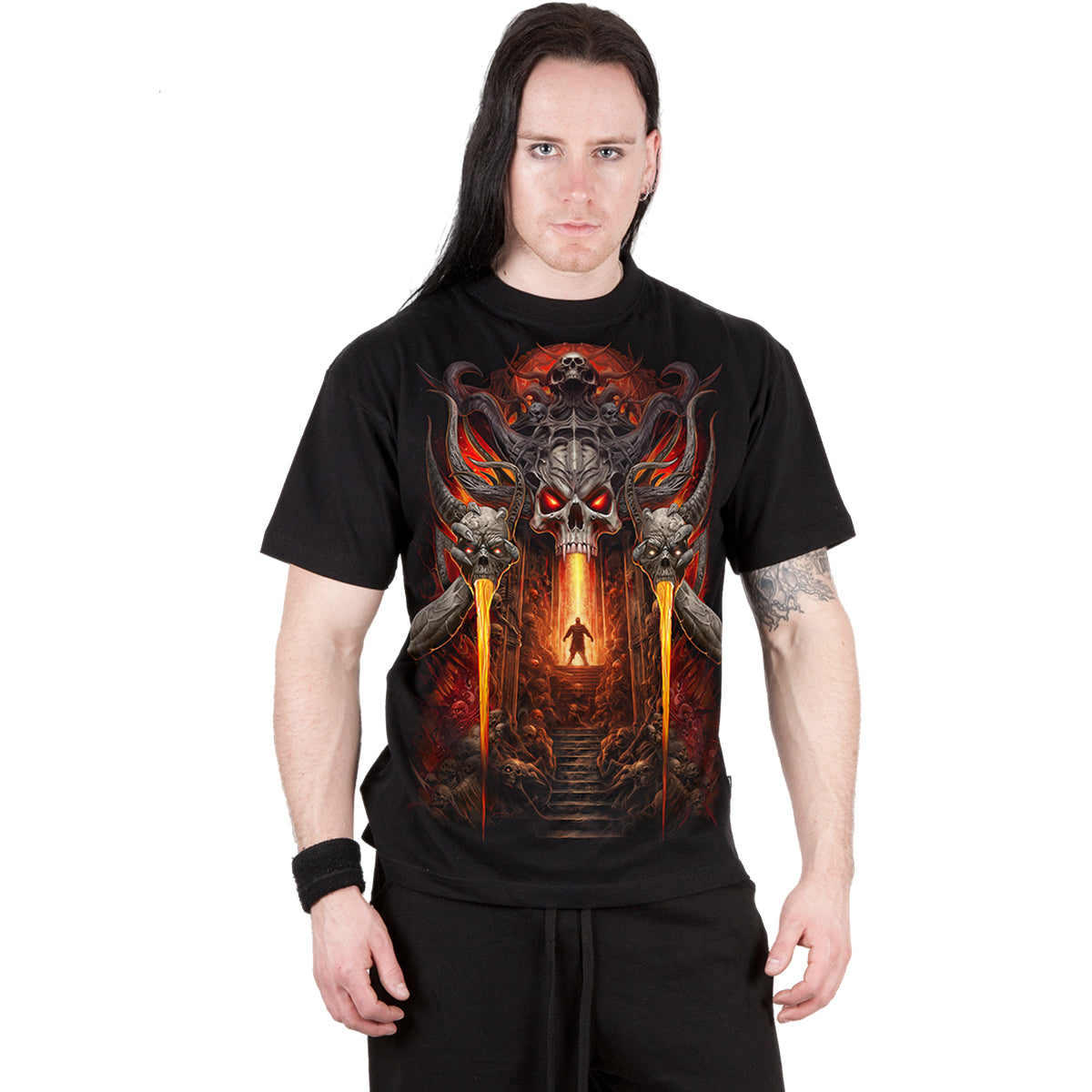 GATES OF HELL - T-Shirt Schwarz