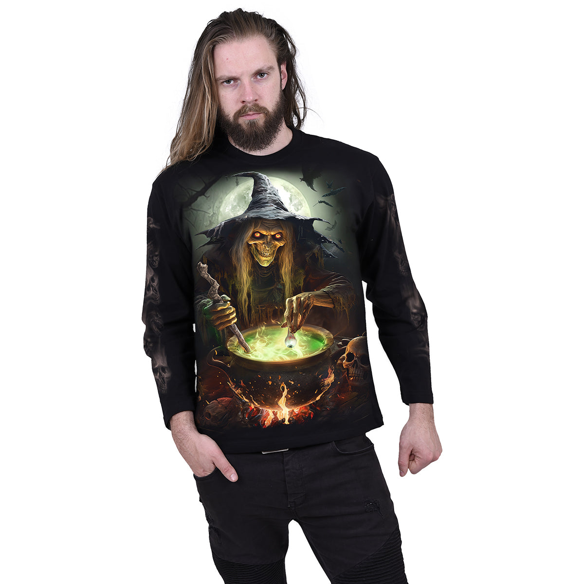 WITCH'S BREW - Langarmshirt Schwarz