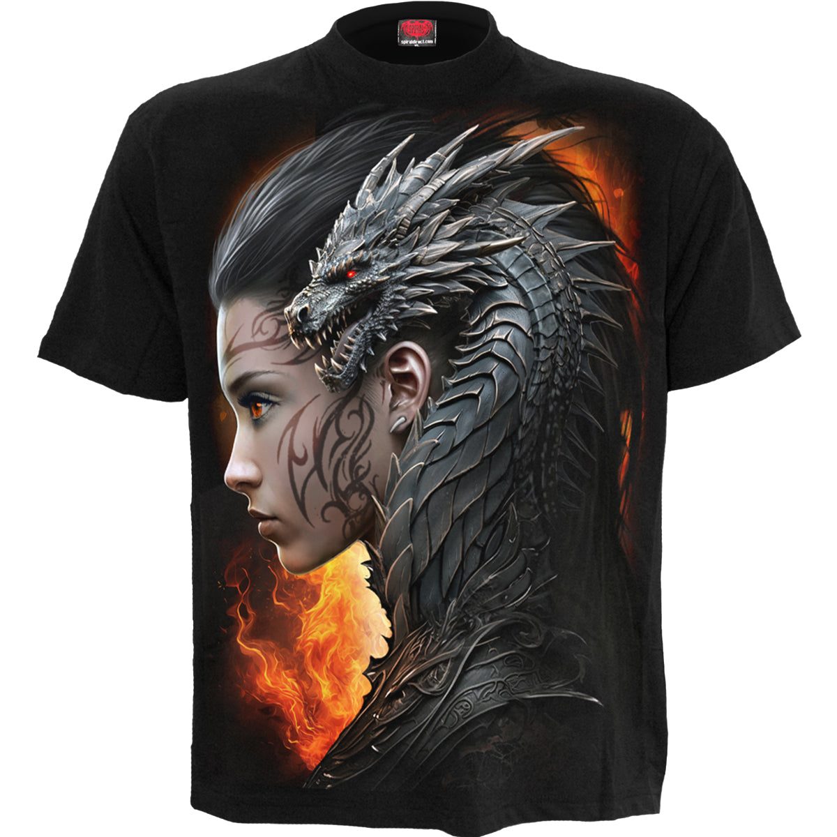 DRACO QUEEN - T-Shirt Black