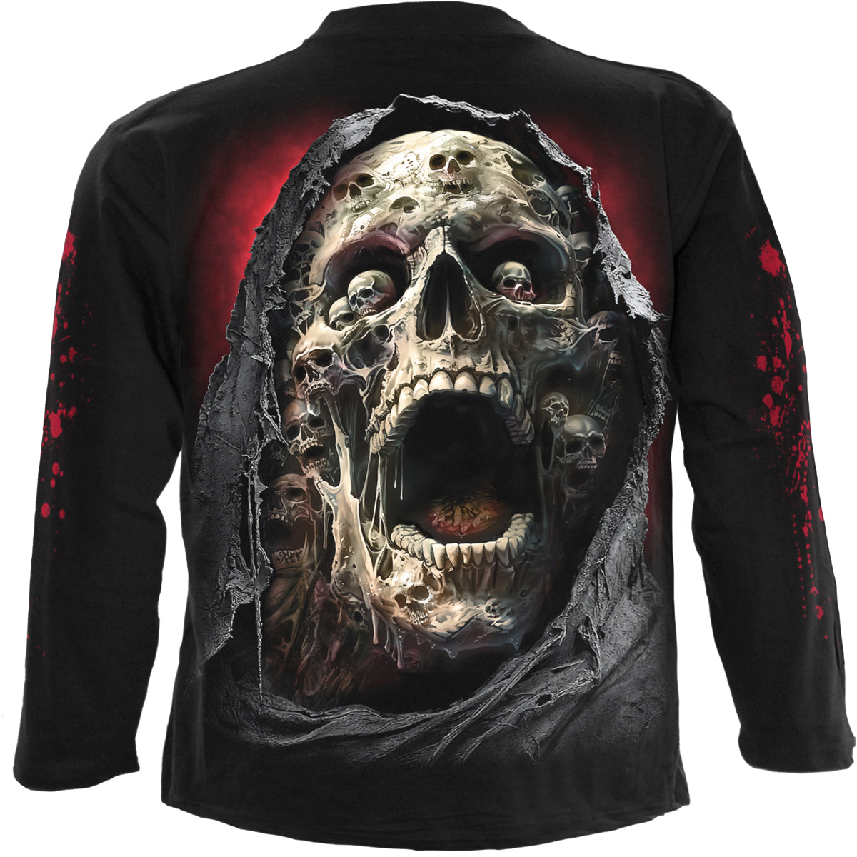 SCREAMING DEATH - Langarmshirt Schwarz