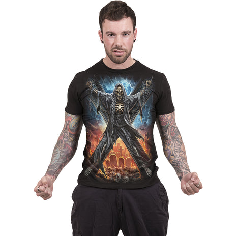 CROSSED OVER - T-Shirt Schwarz