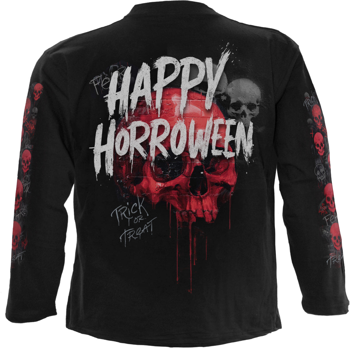 HAPPY HORROWEEN - Langarmshirt Schwarz