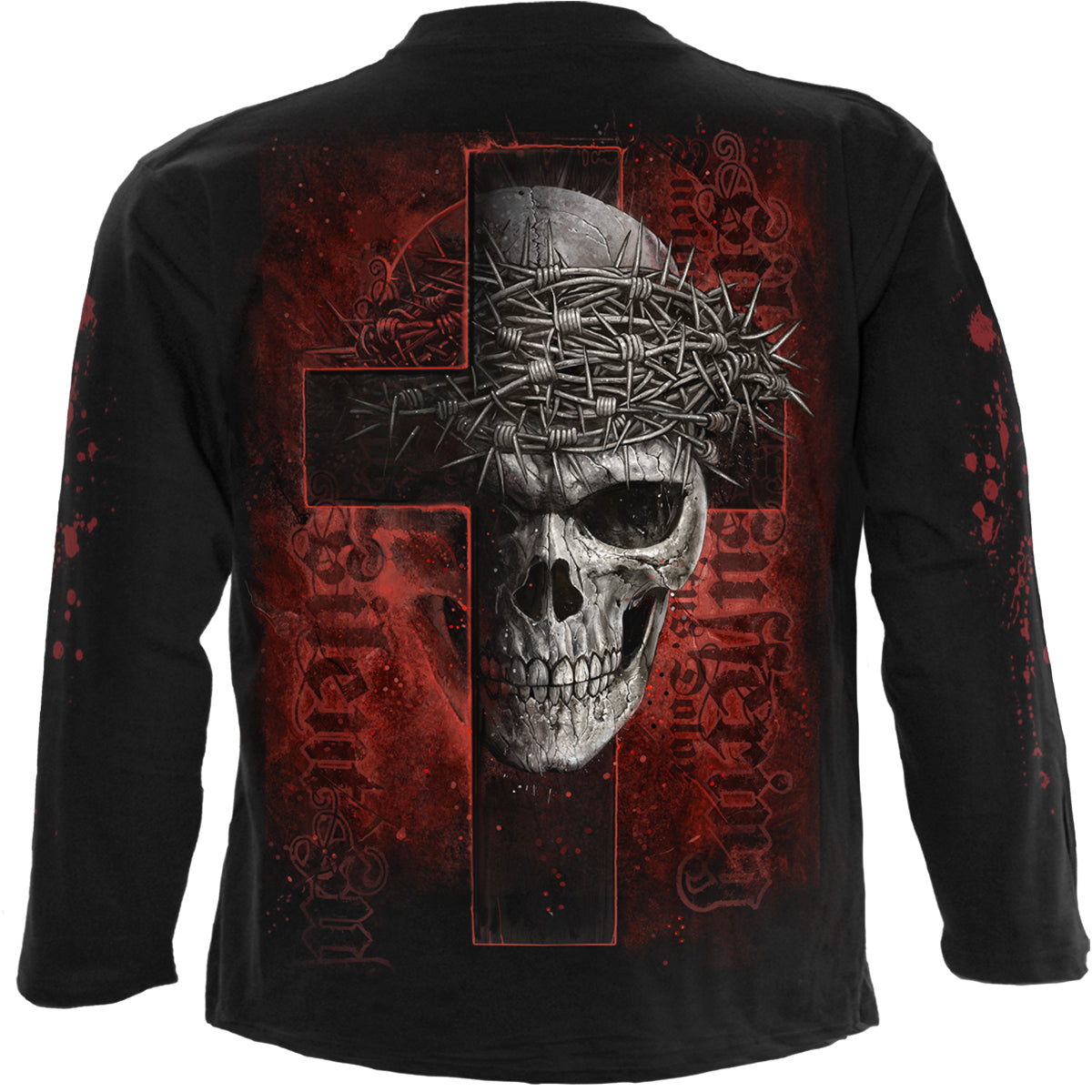 SILENT SUFFERING - Langarmshirt Schwarz