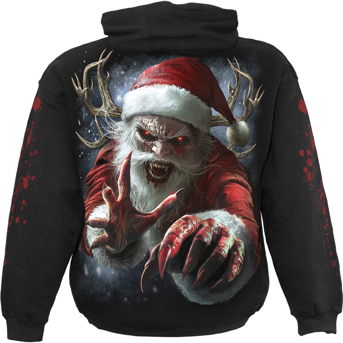 NAUGHTY OR NICE SANTA - Hoody Schwarz
