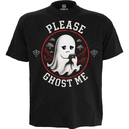 GHOST ME  – T-Shirt mit Aufdruck auf der Vorderseite, schwarz