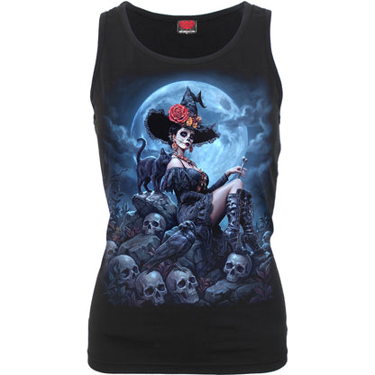NIGHT OF THE DEAD – Razor Back Top, schwarz