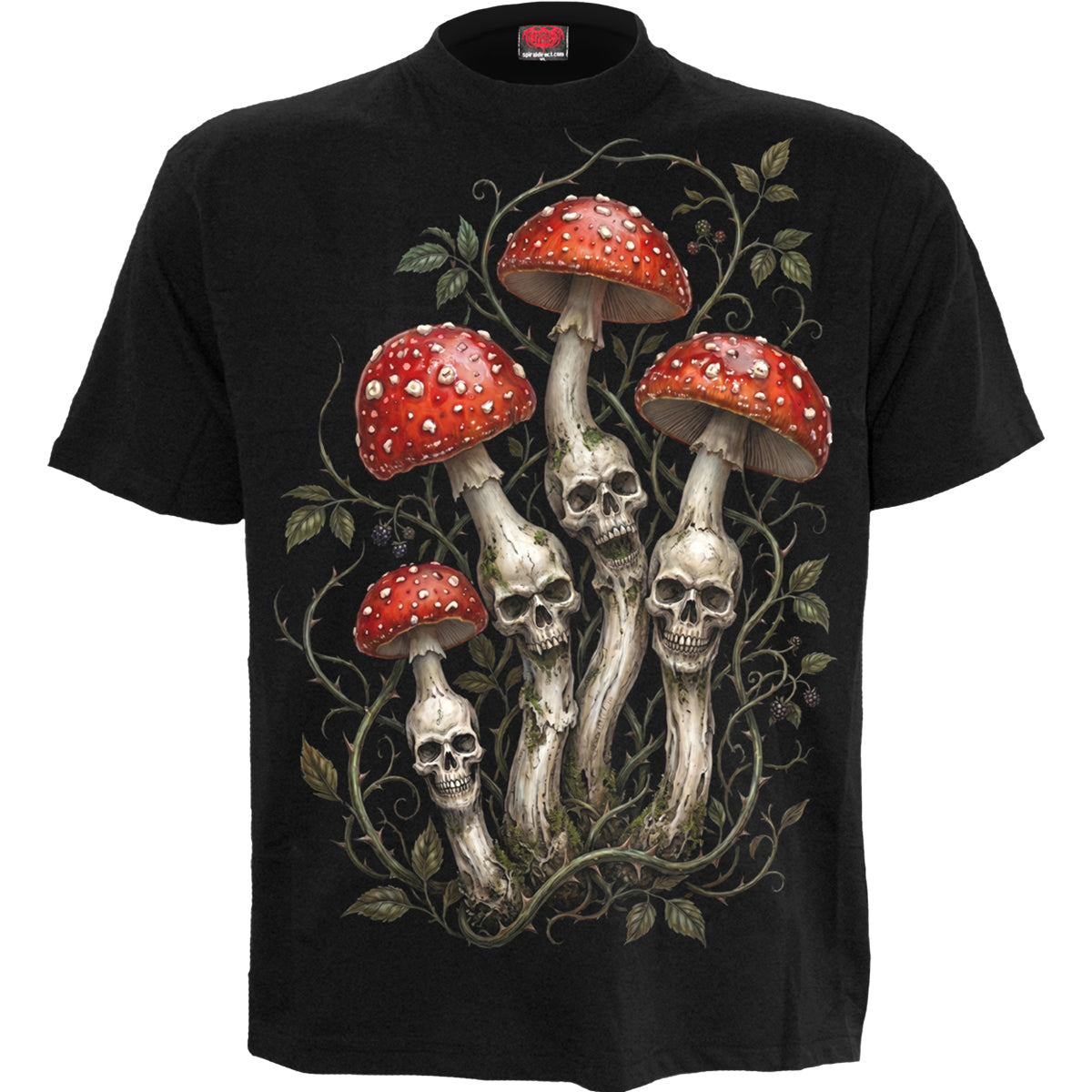 SHROOMS – T-Shirt Schwarz