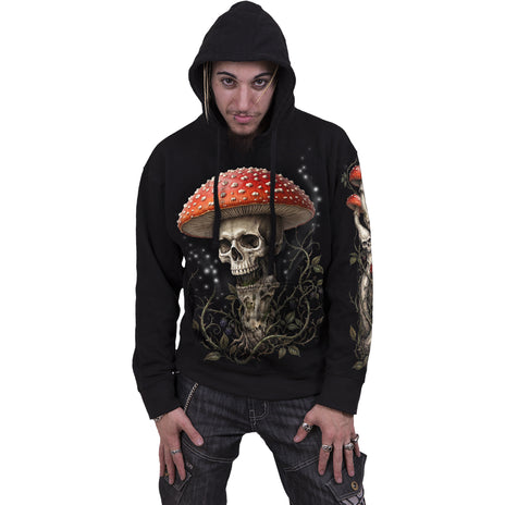 SHROOMS – Kapuzenpulli Schwarz