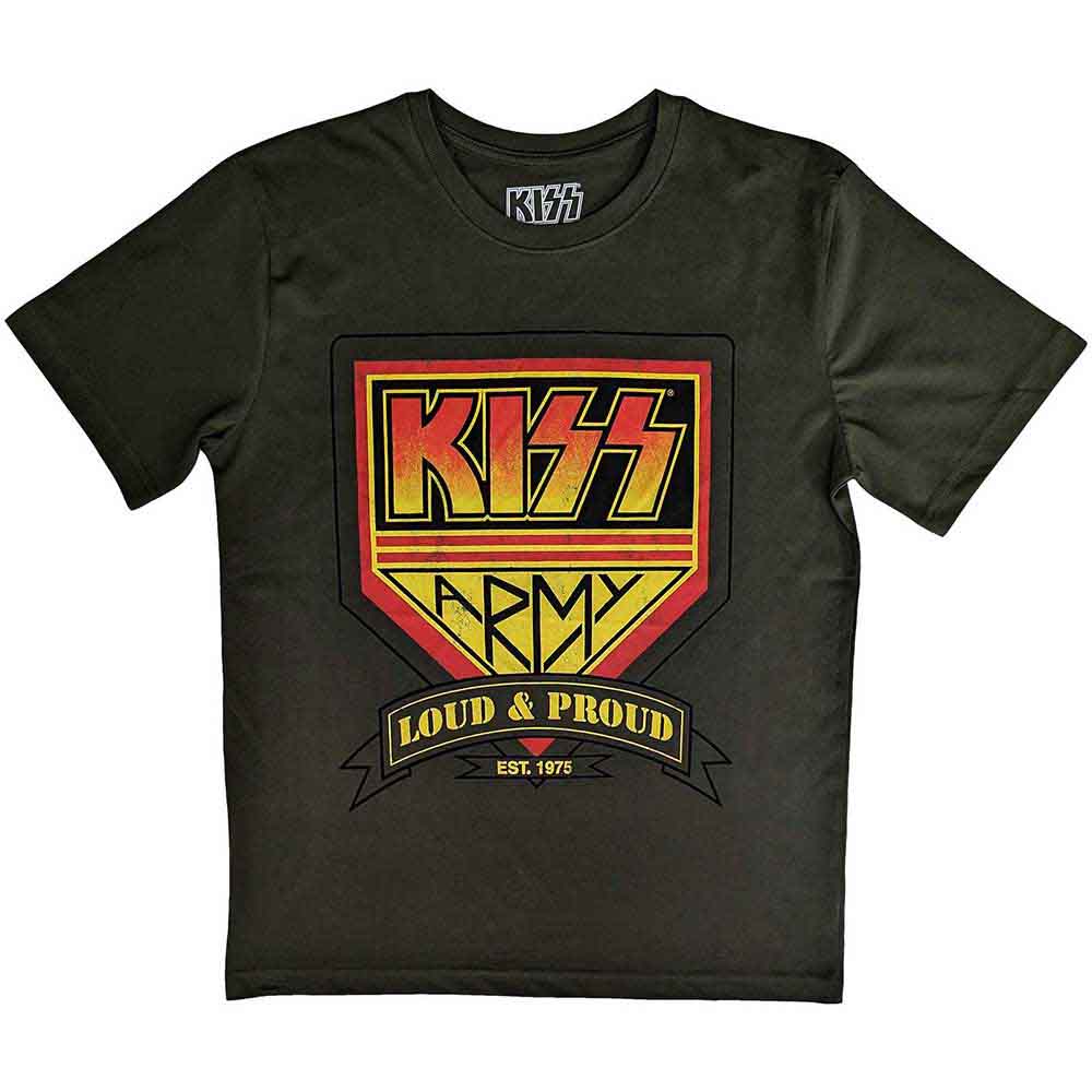 KISS - LOUD & PROUD - T-Shirt Green