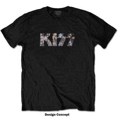 KISS - LOGO - T-Shirt Black