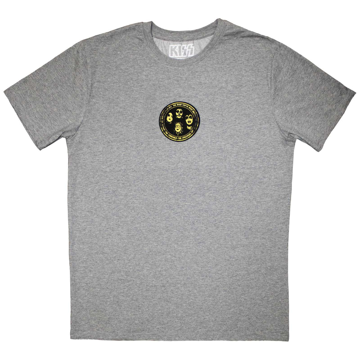 KISS - MINI HAILING FROM NYC LOGO - T-Shirt Grey