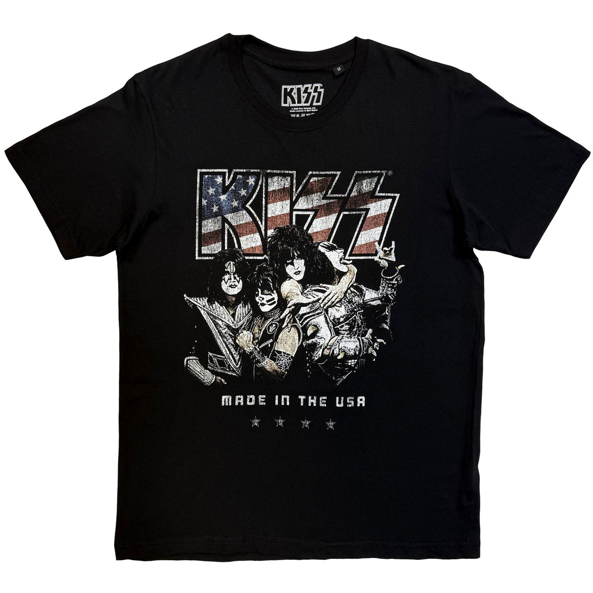 KISS - MADE IN THE USA - T-Shirt Black