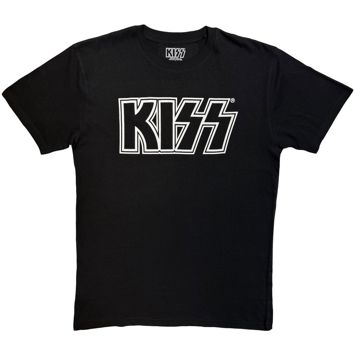 KISS - LOGO MONO - T-Shirt Black