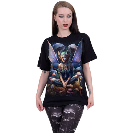 MAGICAL - Front Print T-Shirt Schwarz