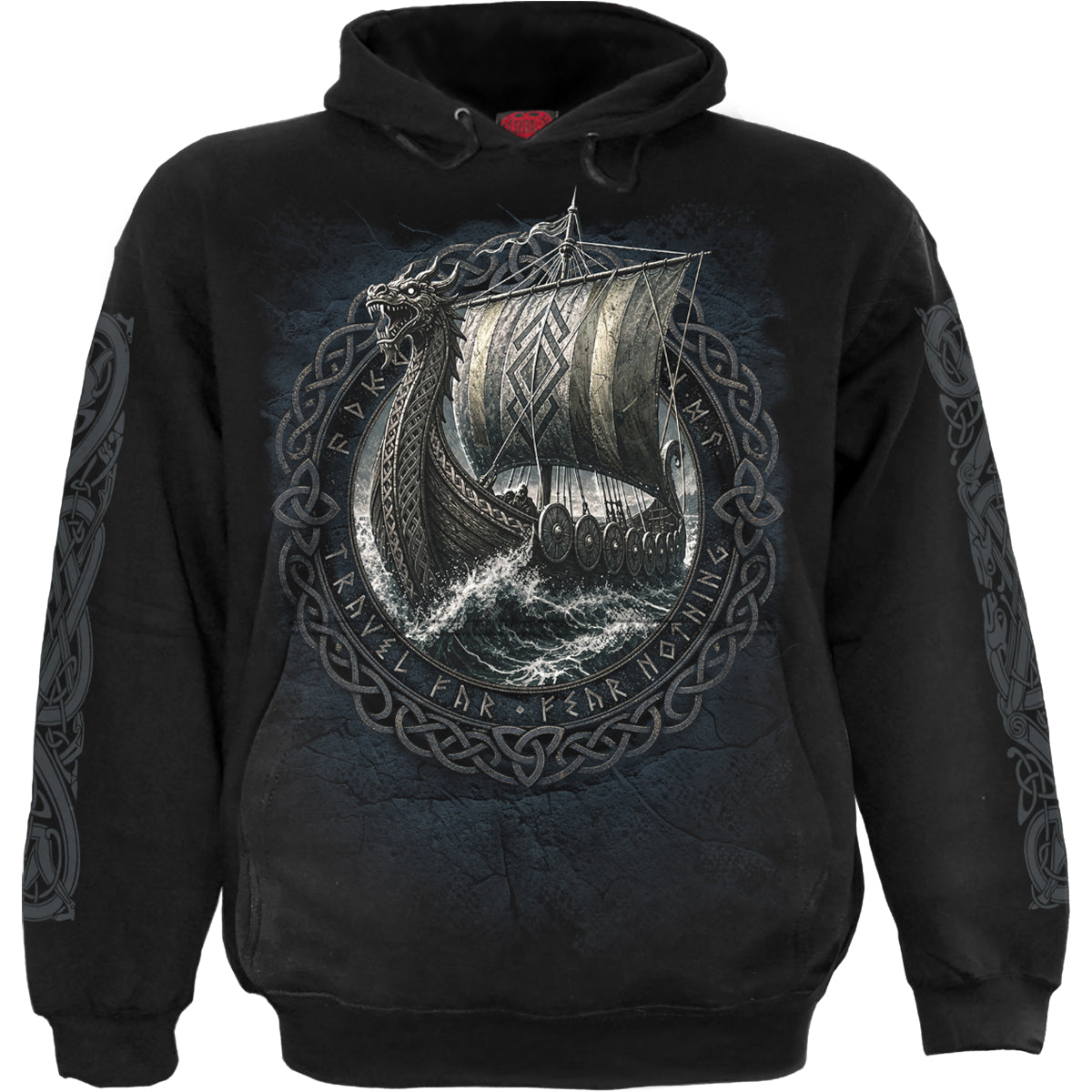 VIKING NORSEMAN – Kapuzenpulli Schwarz