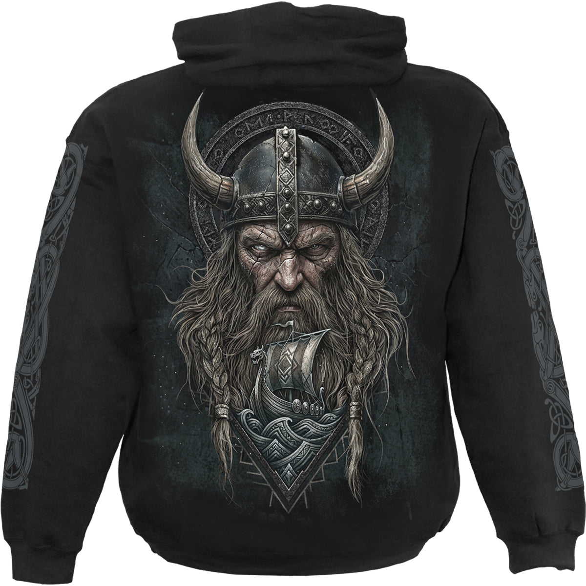 VIKING NORSEMAN – Kapuzenpulli Schwarz