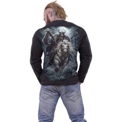 VIKING RAMPAGE – Langarm-T-Shirt, schwarz