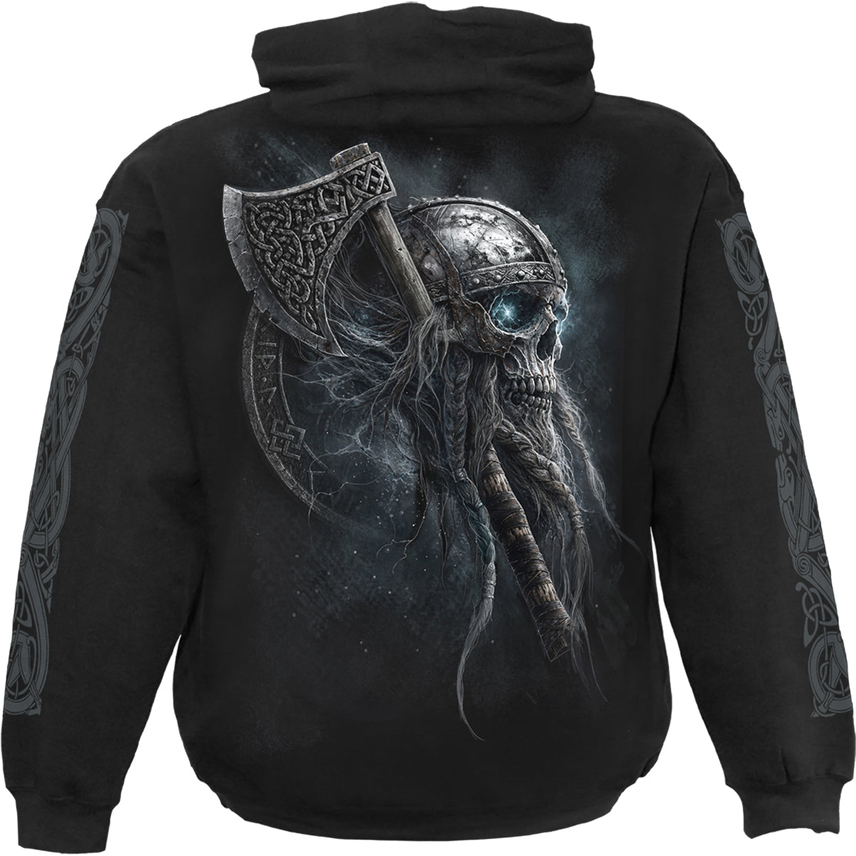 VIKING RAMPAGE – Kapuzenpulli Schwarz