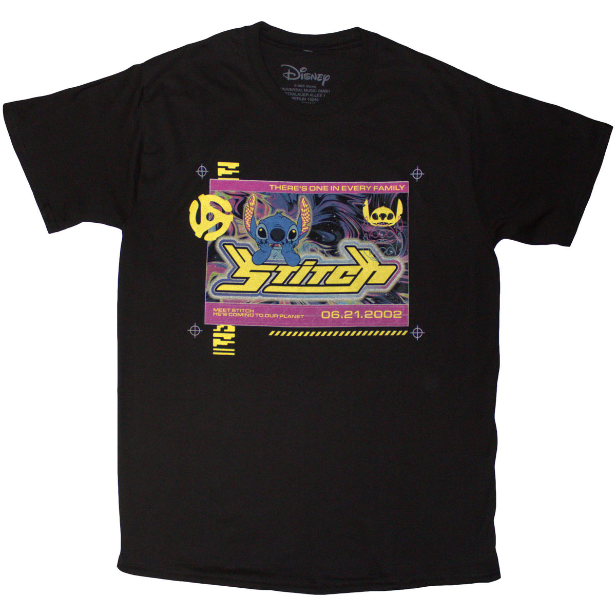DISNEY - STITCH ONE IN EVERY FAMILY - T-Shirt Black