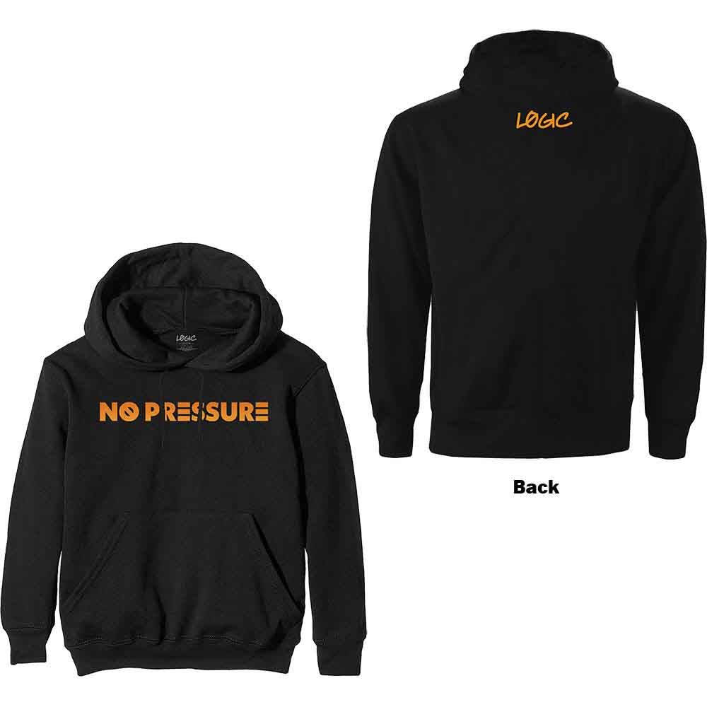 LOGIC - NO PRESSURE GRADIENT - Pullover Hoodie Black