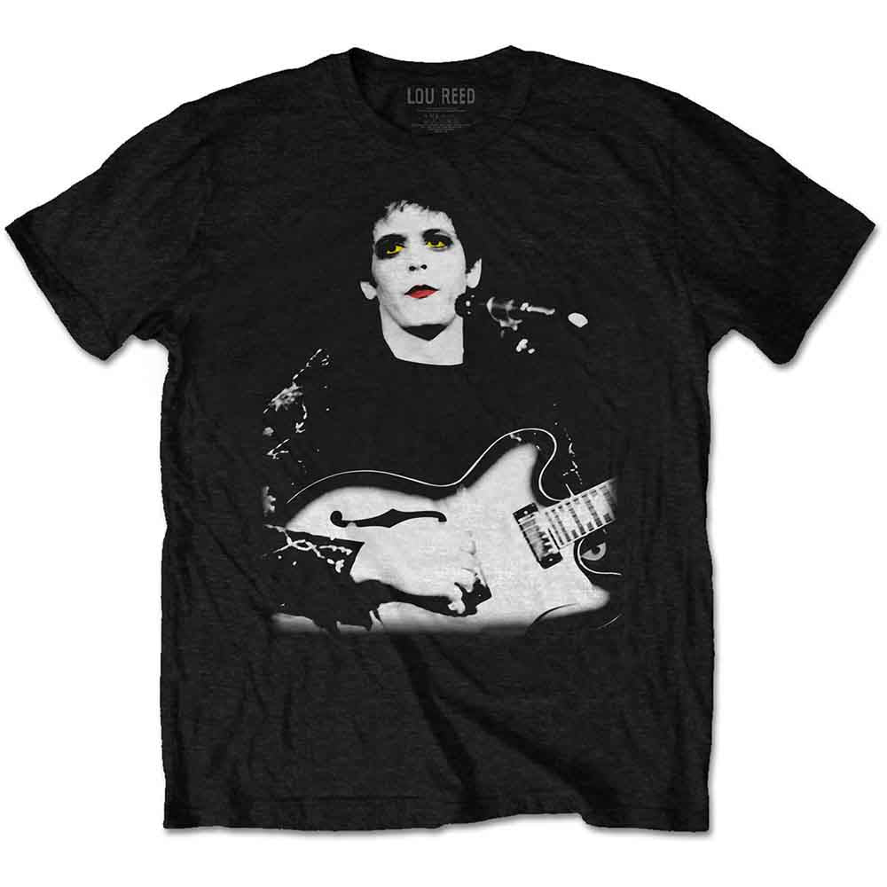 LOU REED - BLEACHED PHOTO - T-Shirt Black