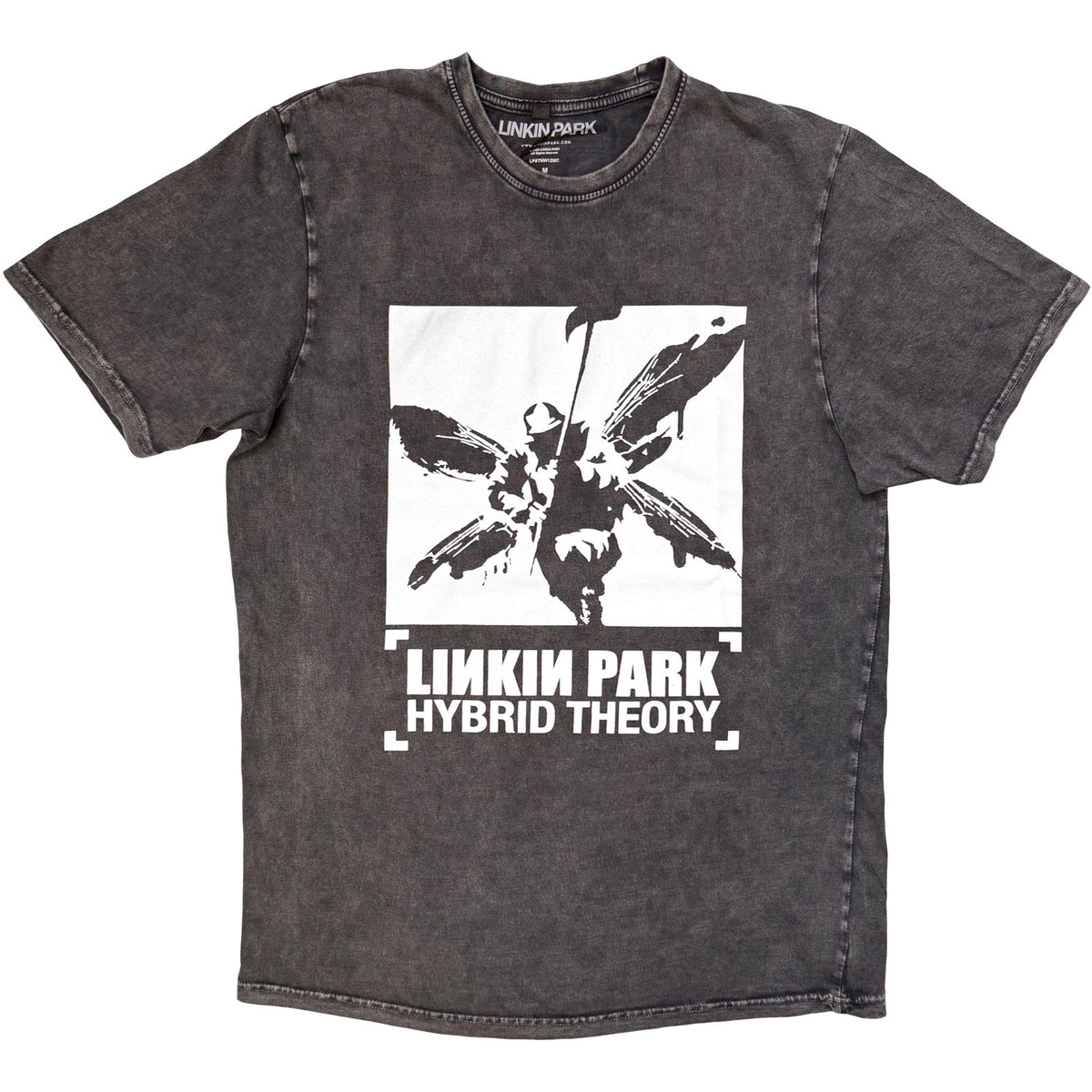 LINKIN PARK - SOLDIER HYBRID THEORY - Stone Wash T-Shirt Grey