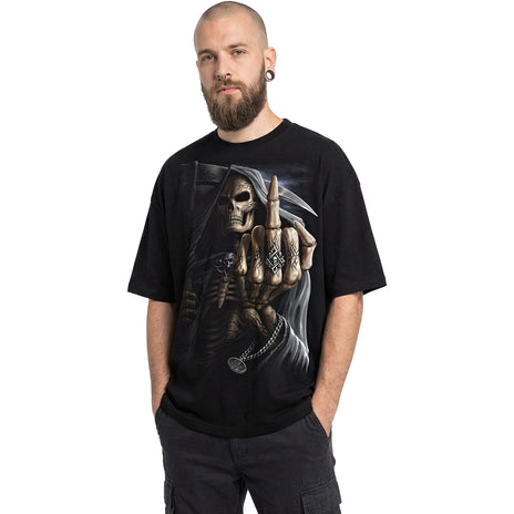 BONE FINGER - Box T-Shirt Schwarz